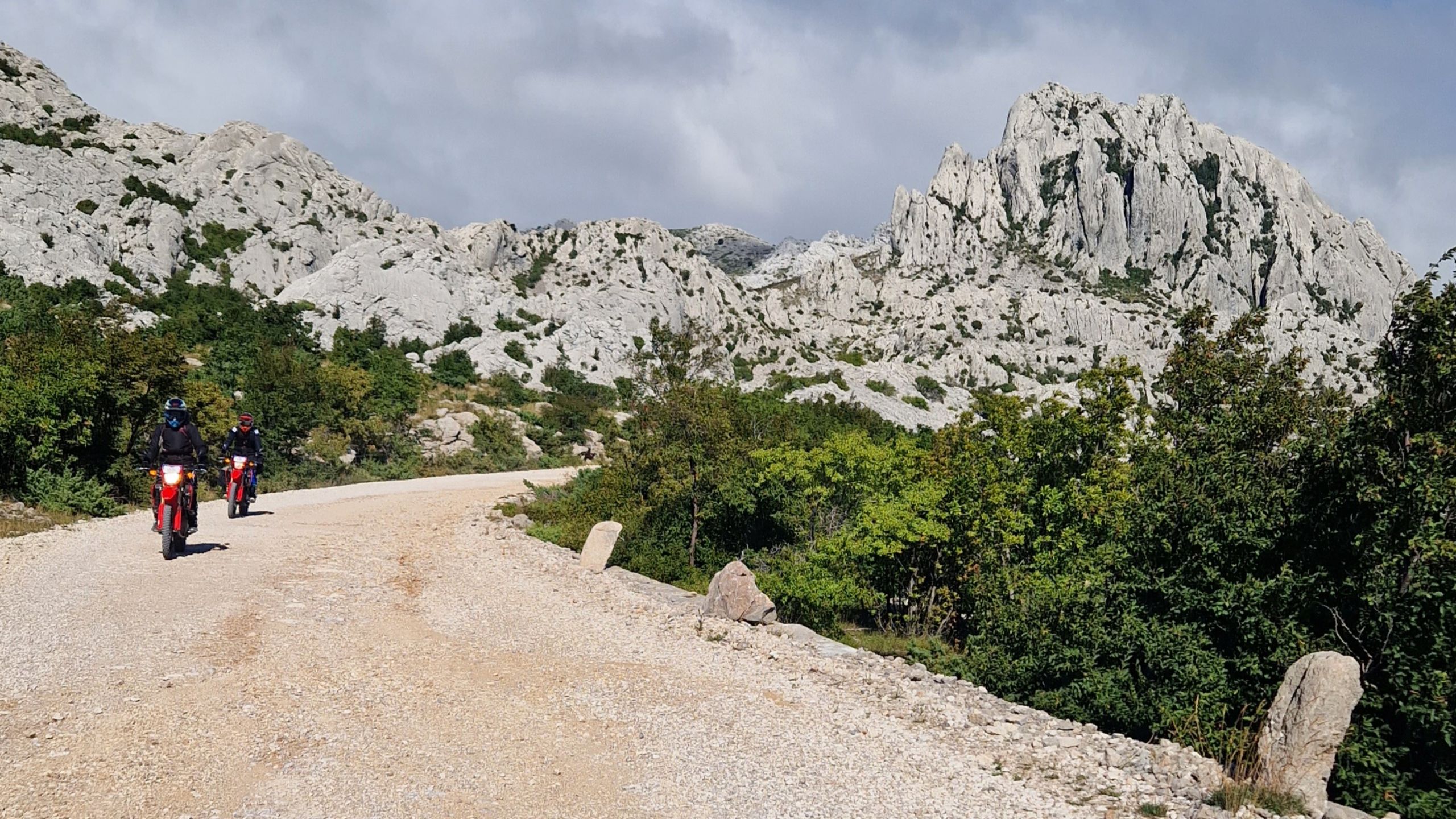 Funmoto ADVentures sightseeing 4 day only womens motorcycle tour in Croatia riding Velebit mountain