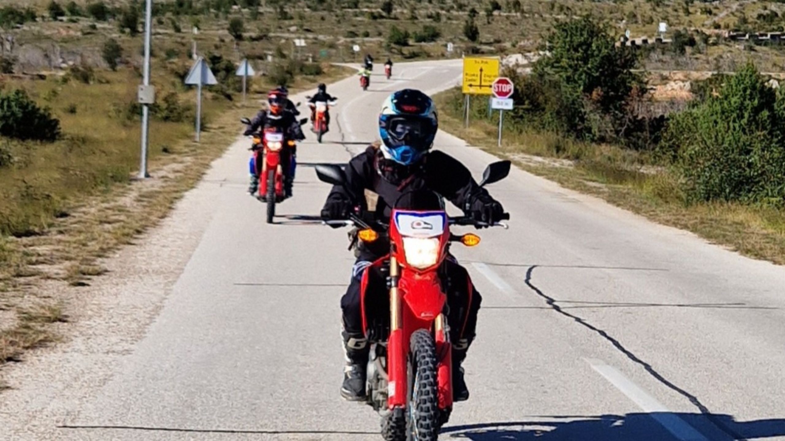 Funmoto ADVentures sightseeing 4 day only womens motorcycle tour in Croatia a group of bikers