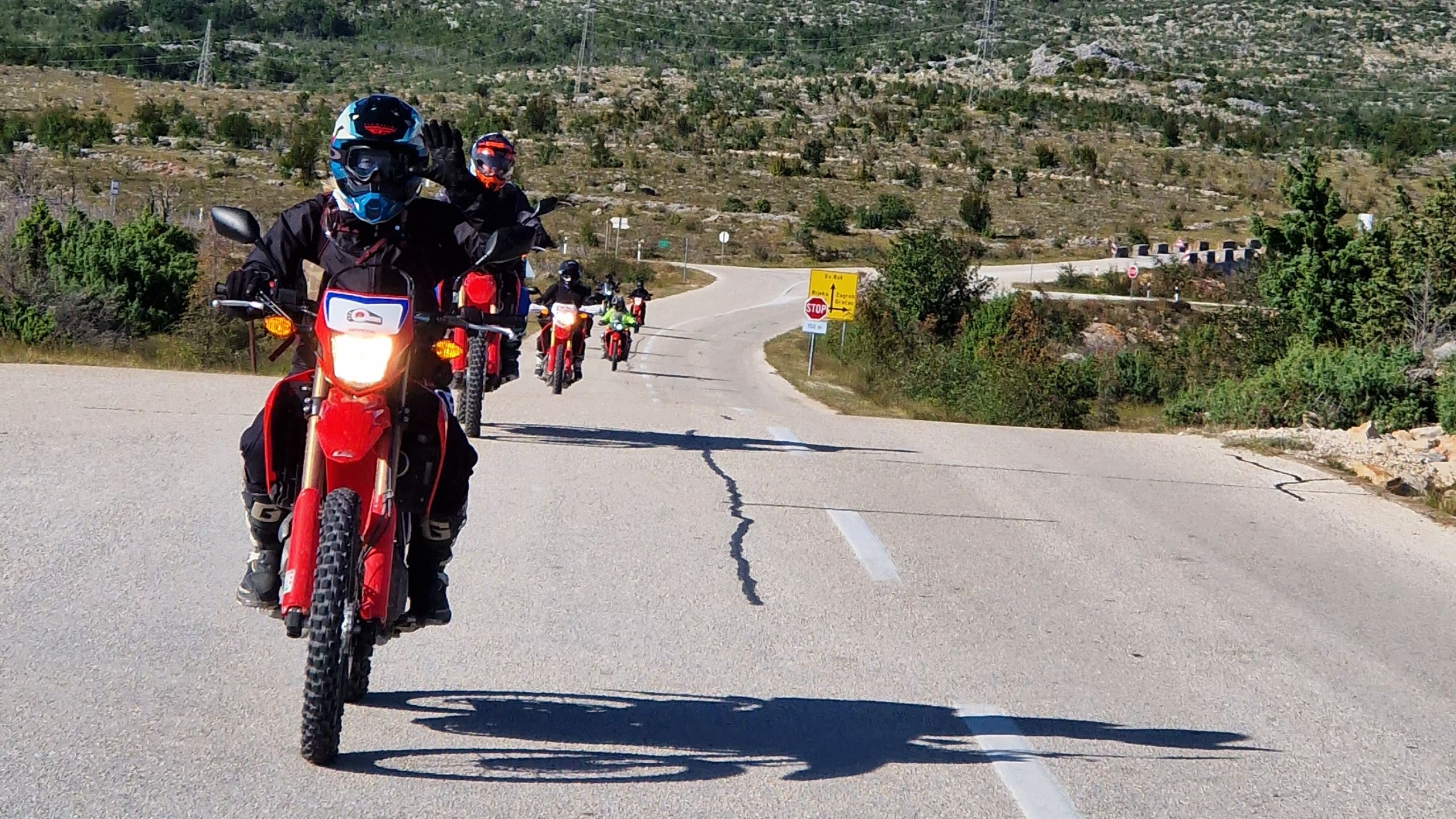 Funmoto ADVentures sightseeing 4 day only womens motorcycle tour in Croatia a group on tour