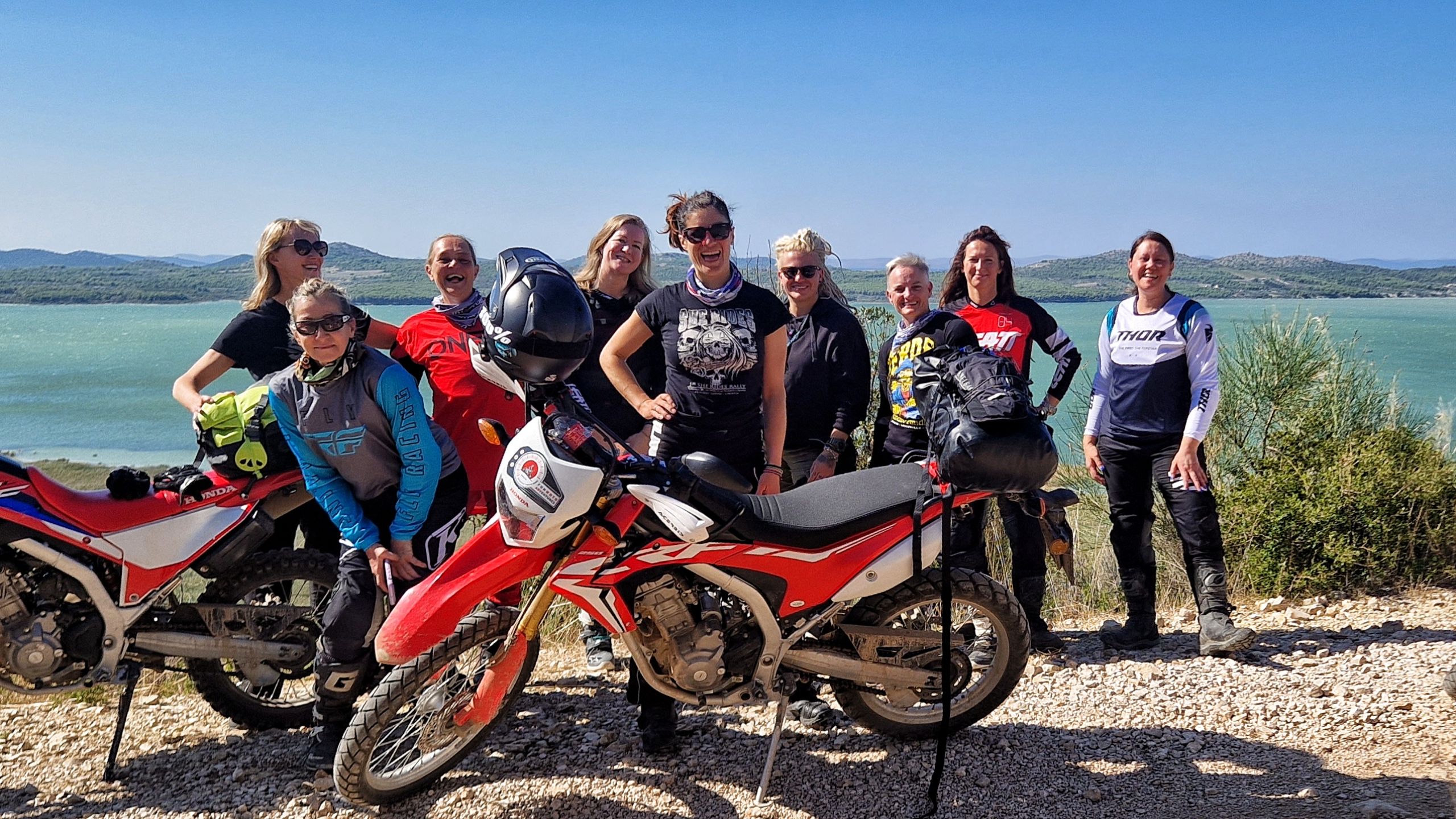 Funmoto ADVentures sightseeing 4 day only womens motorcycle tour in Croatia woken riders