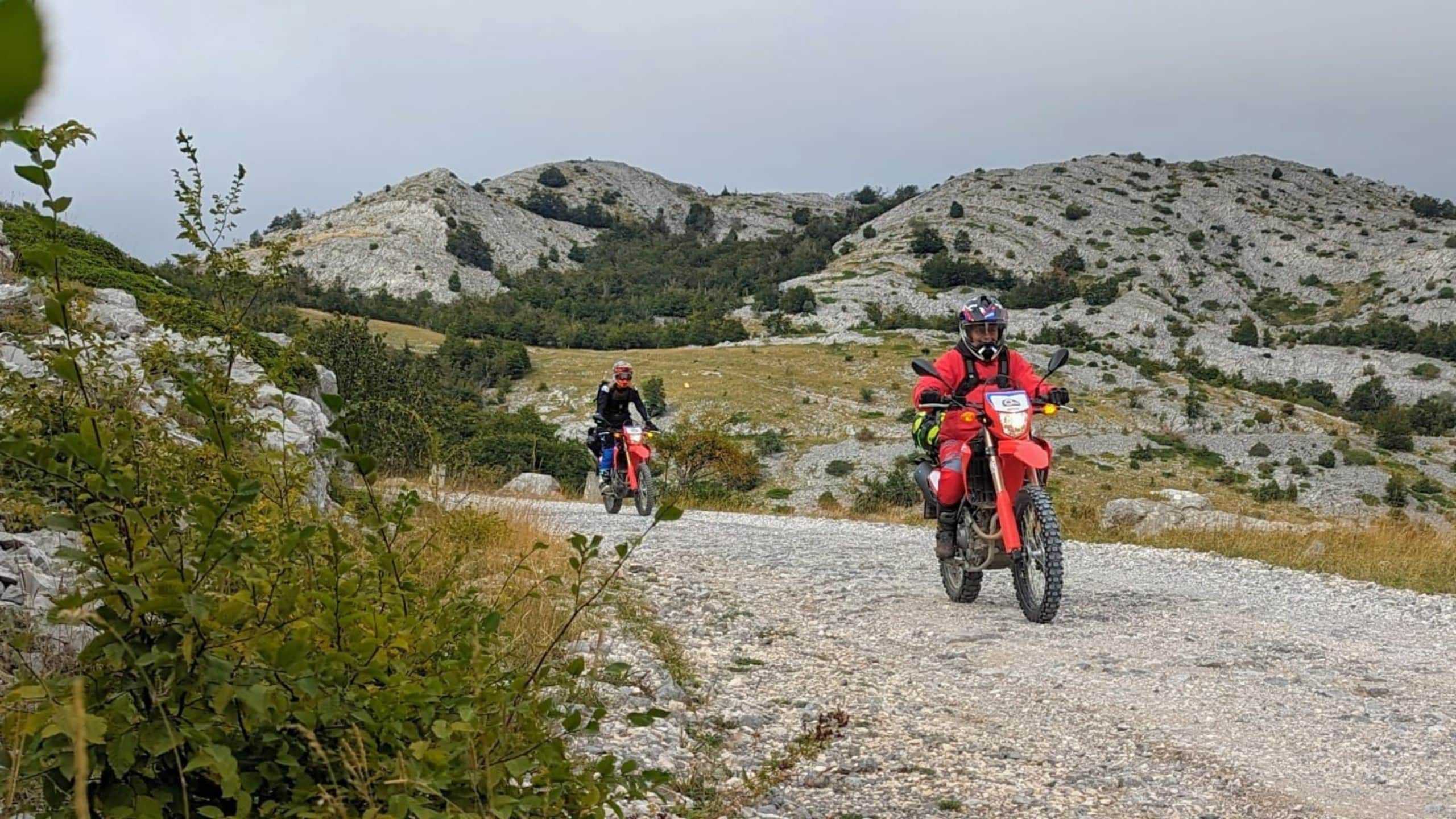 Funmoto ADVentures sightseeing 4 day only womens motorcycle tour in Croatia riding the Mali Alan pass